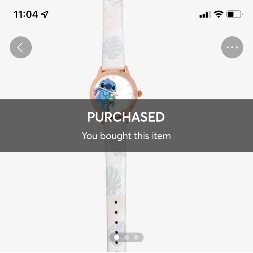 Disney Stitch frog watch